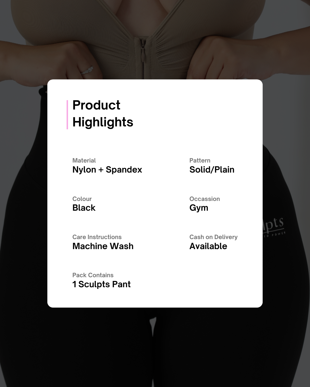 Sculpt Pants | Shaper Collection